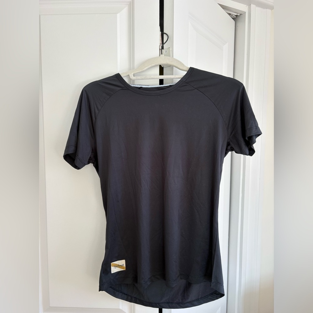 Tracksmith Dark Gray Short Sleeve Top